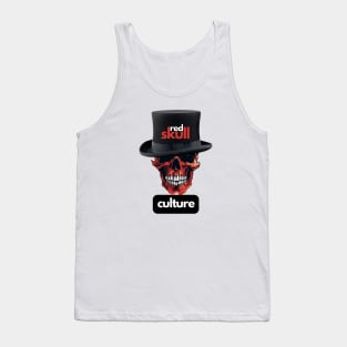 Red Skull Culture, Festival t-shirt, Unisex t-shirt, tees, men's t-shirt, women's t-shirt, summer t-shirt, trendy t-shirt, tees with hats Tank Top